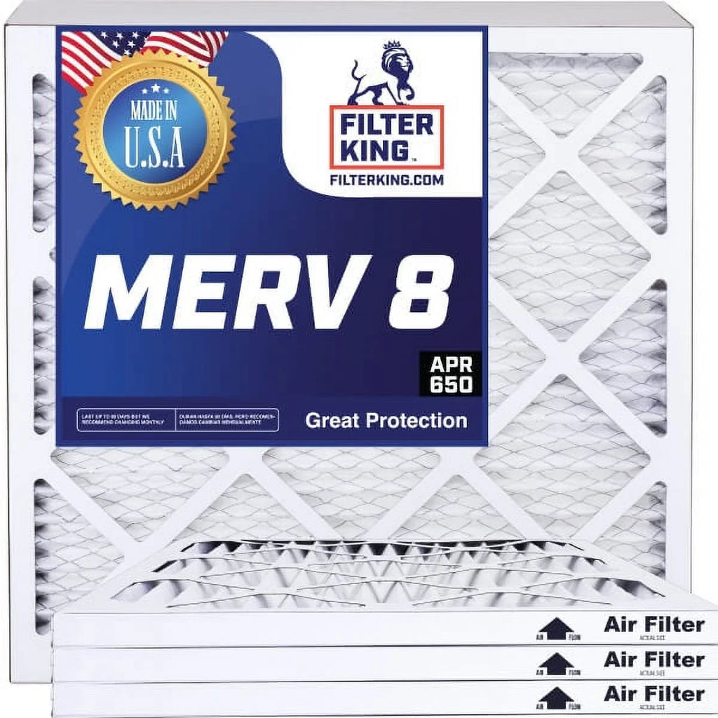 MADE Actual IN | Air 8 19 HVAC Size: 19x38.5x1 Filter Filters A/C | | x 4-PACK King | USA 38.5 MERV Furnace x .75" Pleated Filter