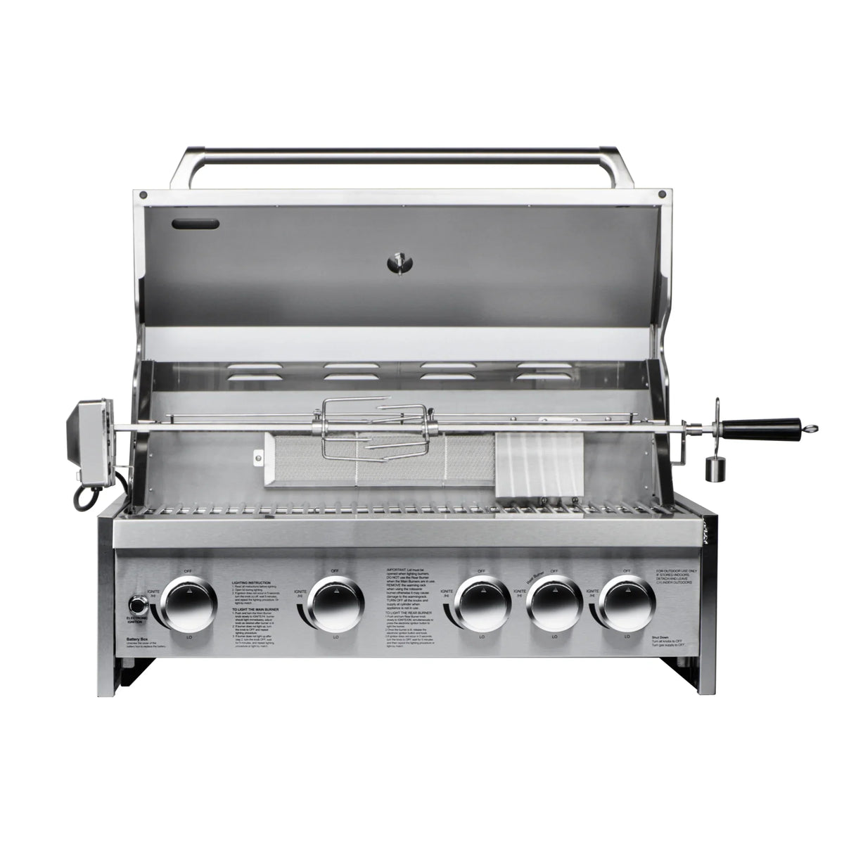 Stainless-Steel in 30 Liquid for Grill Outdoor Propane Kitchen in. (KM-OKS-BQ30) Built-in BBQ