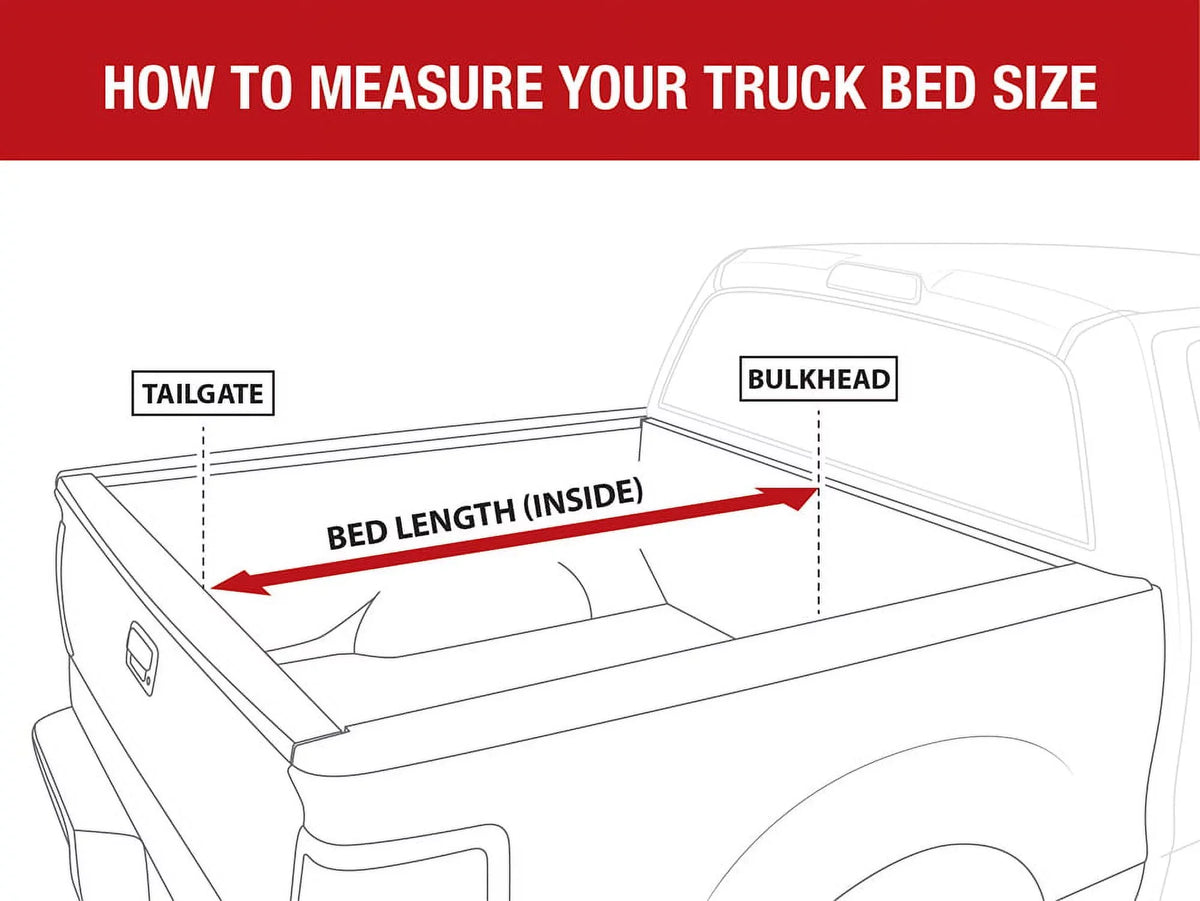 TCF371067 MaxMate Compatible 6' (73") 2019-2024 Bed | with Ford Ranger Soft Tri-fold Truck Bed Cover Tonneau |