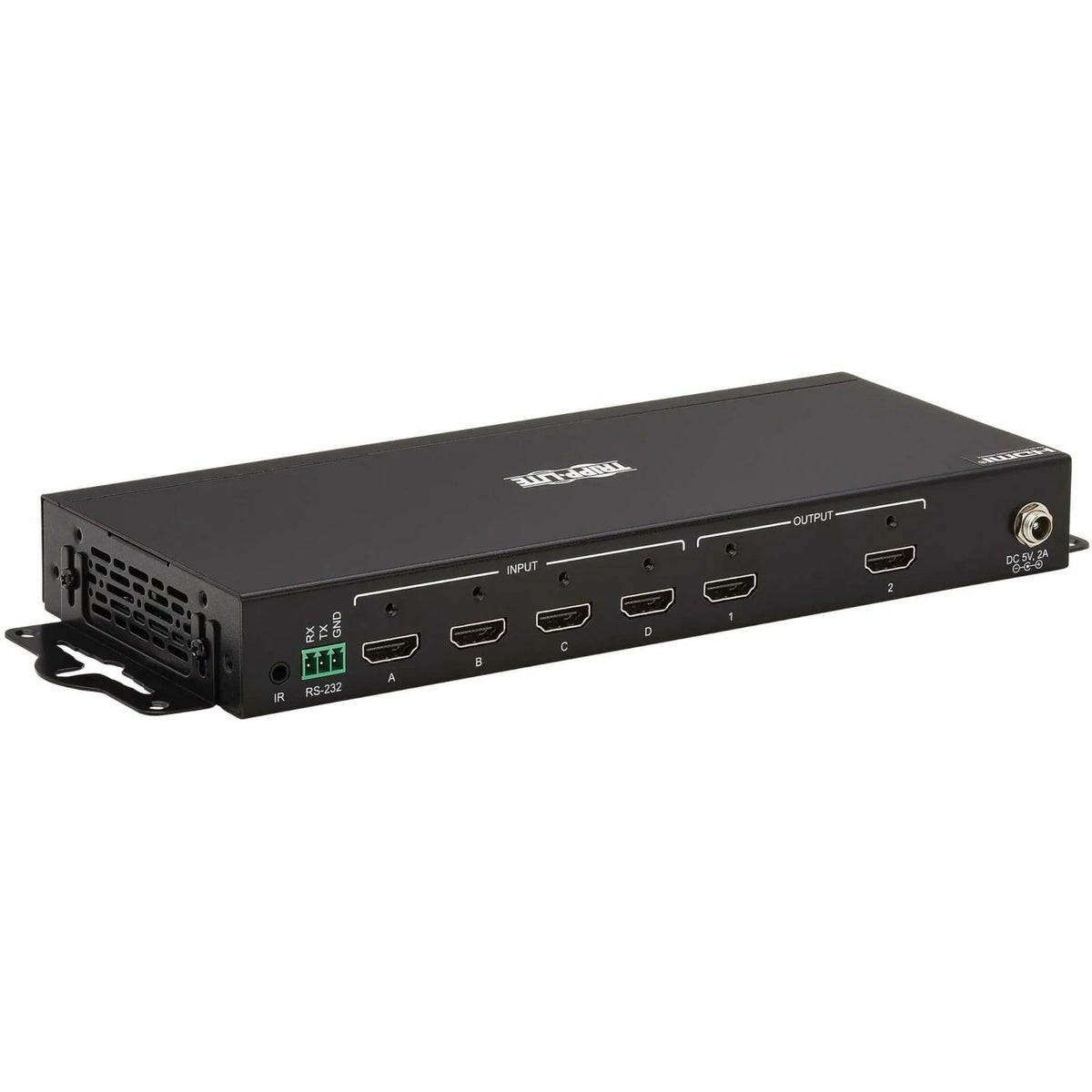 Switch/Splitter Matrix Remote 4K 4x2 Tripp - - 60 x ... - Display, 3840 1080p2 Computer, Lite - and TAA Support, HDR, with Hz, 2 4:4:4, 4K Signage, Control x Blu-ray Multi-Resolution 2160 HDMI Digital