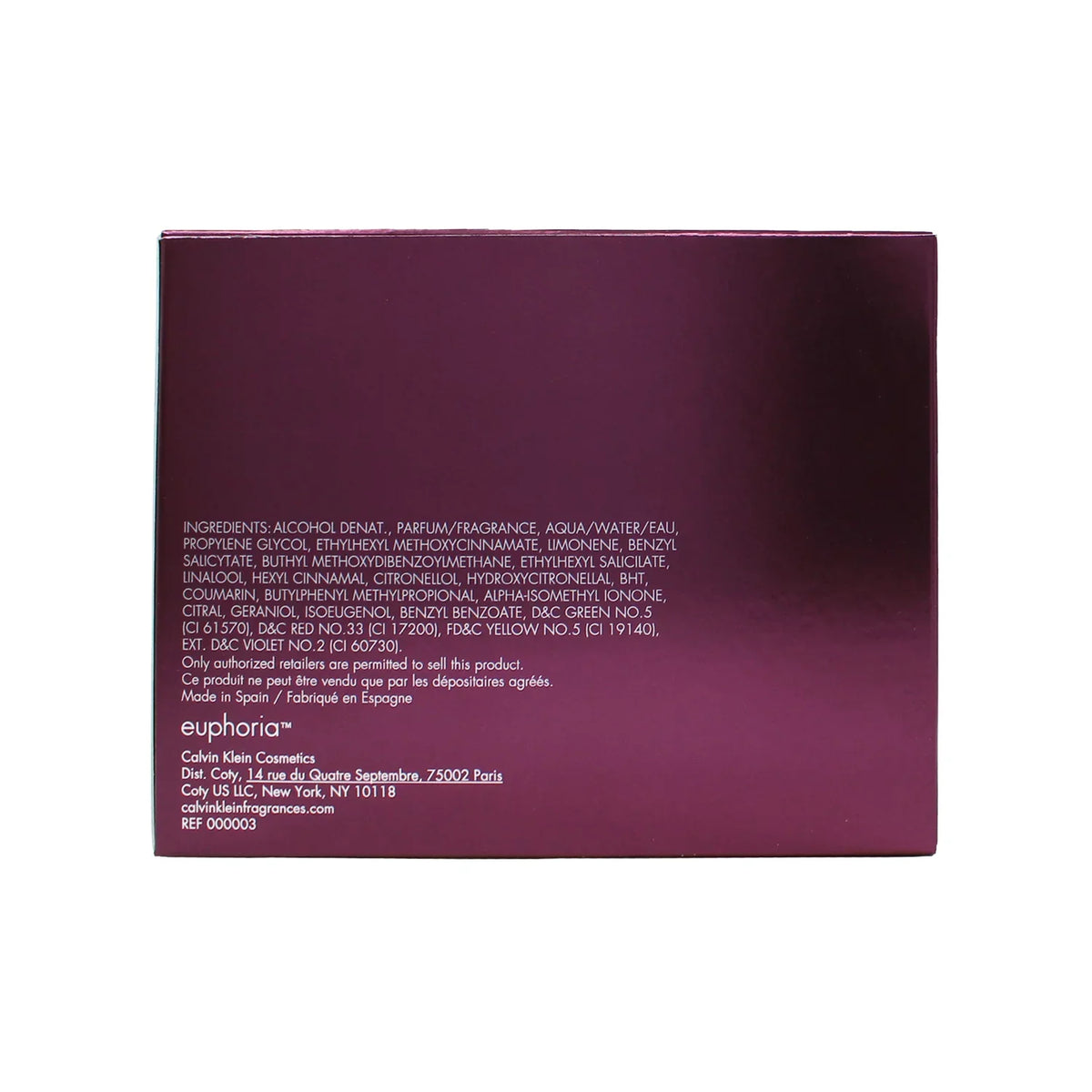 Parfum Klein Calvin 1.7 by Eau oz Spray Women de for Euphoria