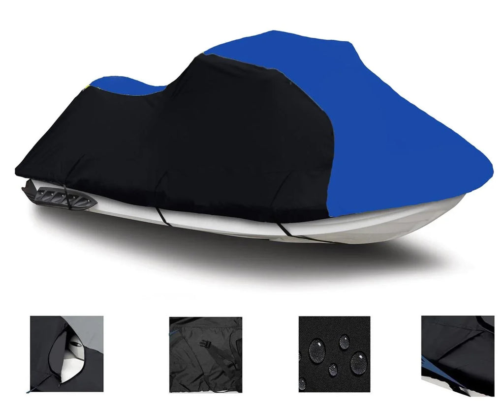 2011 JET Compatible Yamaha VXS PWC BLUE 600D / for SKI 2014 Cover HEAVY-DUTY, BLACK 2013 2012