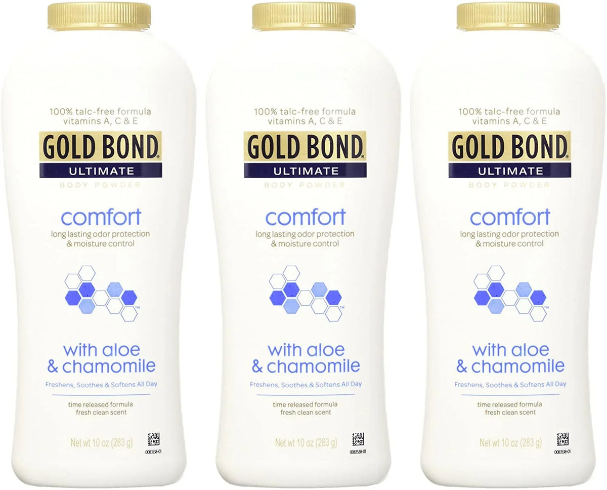 Comfort Pack Bond Powder Ultimate 3 Gold Aloe 10 oz Talc-Free Body