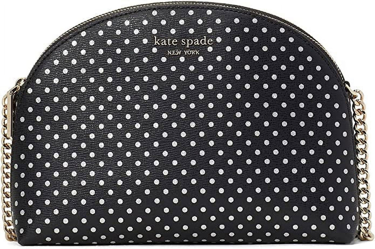 York Dots Crossbody Bag Kate Spencer Women's Metallic New Spade Double Zip
