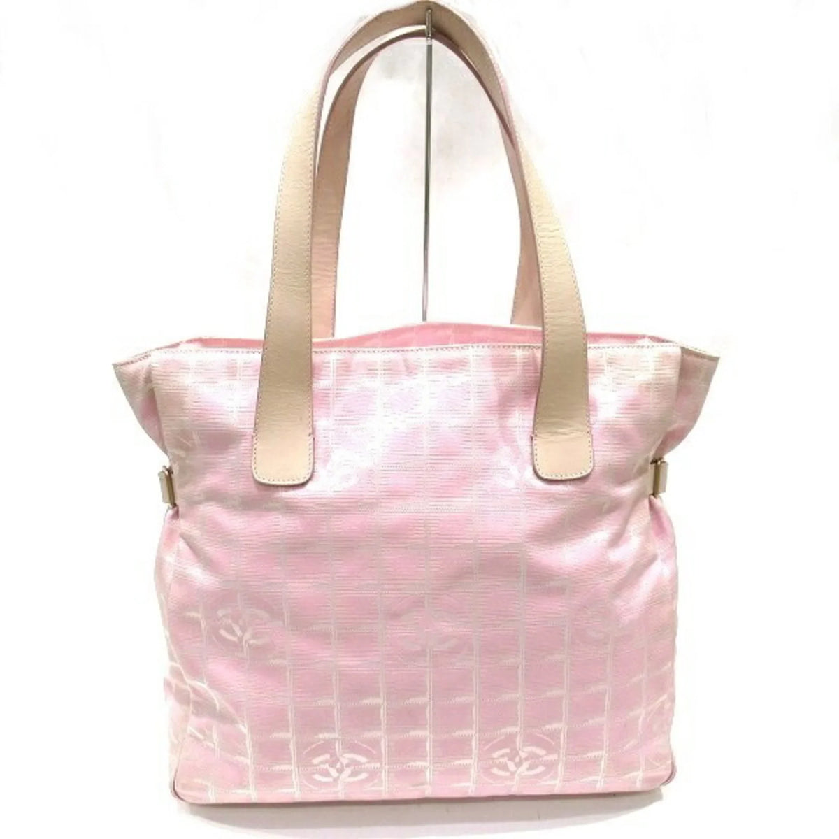 Tote A15825 (Good) Pink Bag New CHANEL Travel Pre-Owned Women's GM