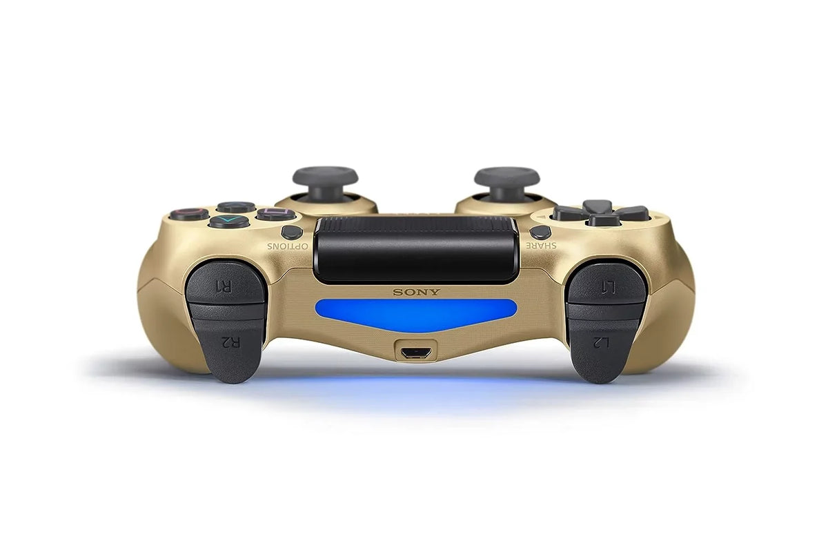 Earbuds AXTION Wireless DualShock Like BOLT Blue - Gold - PlayStation Bundle With Controller New 4