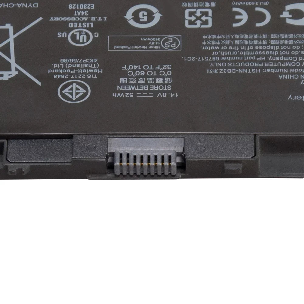 / 68757-2C1 / H4Q48UT / 9480m / J5P81UT 9480m J5P79UT HSTNN-LB5B 9480m - J5P78UT EliteBook / HSTNN-DB3Z Replacement BATTERY J5P80UT for DR. J5P82UT MA02025XL 9480m HP / Folio / / / 9480m
