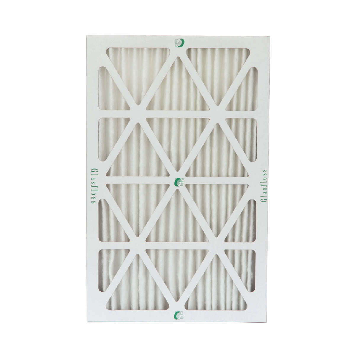 Pack 2" 24-1/2 x by x Pleated of 3 Filters Air Actual 15-1/2 13 1-3/4 16x25x2 Glasfloss. Size: MERV Inch