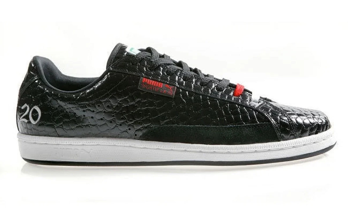 NEW SKIN SPORTIE 7 UNISEX / PUMA LA. SHOES MEN CROCODILE 5.5 WOMEN MATCH BLACK