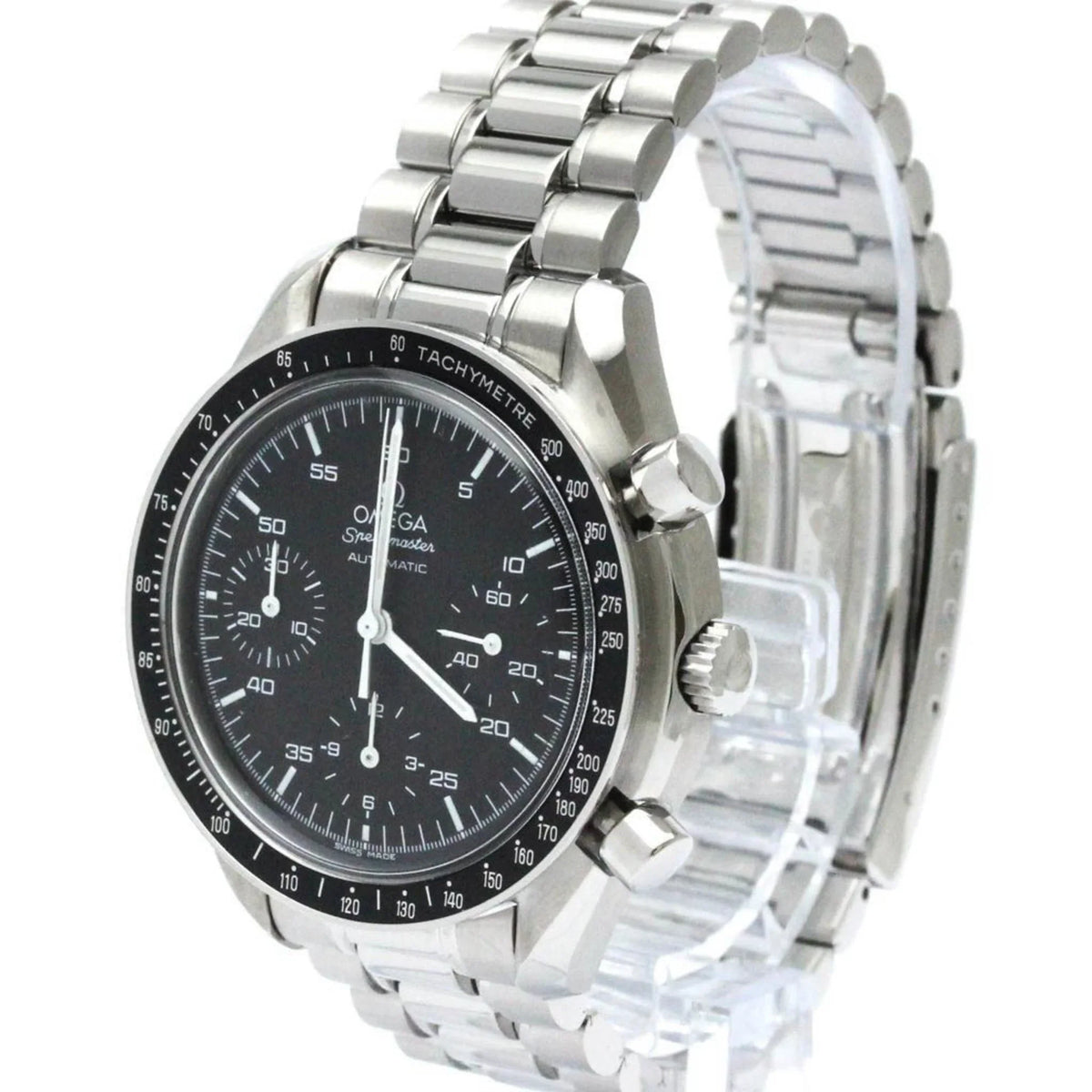 3510.50 Polished Steel Pre-Owned Mens (Good) Watch Automatic BF566753 Speedmaster OMEGA