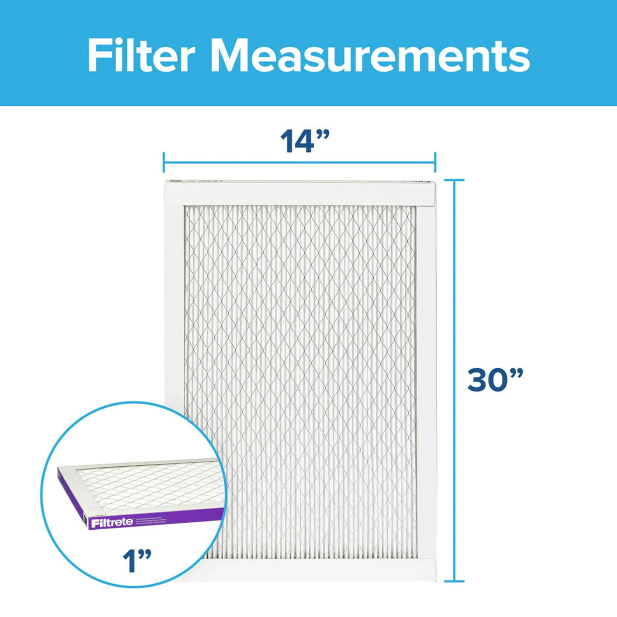 Air Allergen MERV MPR 14x30x1 Filtrete Filters 12, Filter, Advanced 1500 4 Reduction,