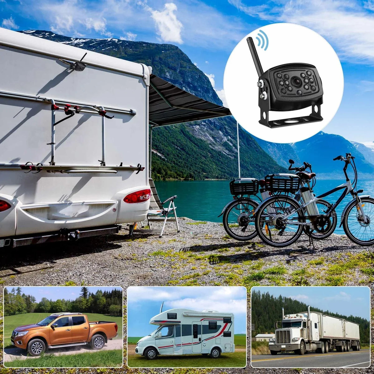 12-36V Backup WiFi RV Waterproof for Wireless Camper Cam Camera View Rear Truck