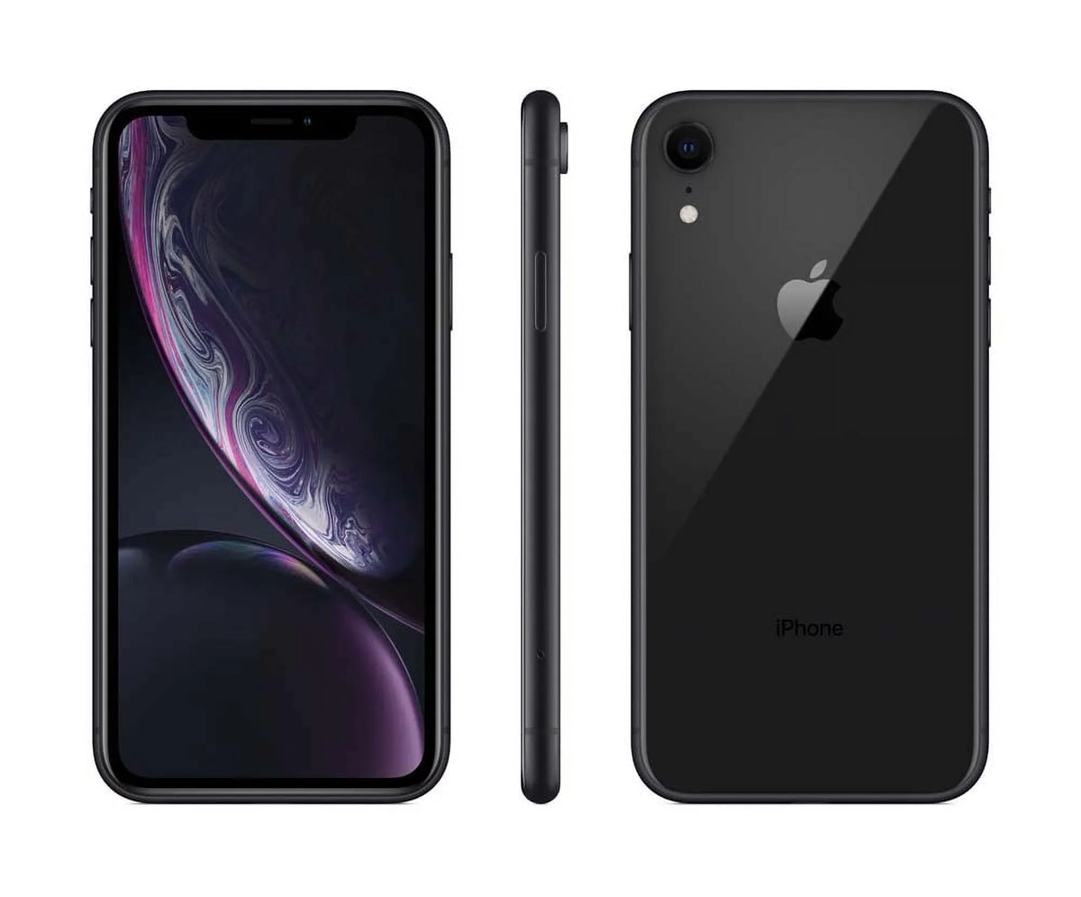 (Good) XR Black Unlocked Apple Pre-Owned - - Carrier iPhone 128GB