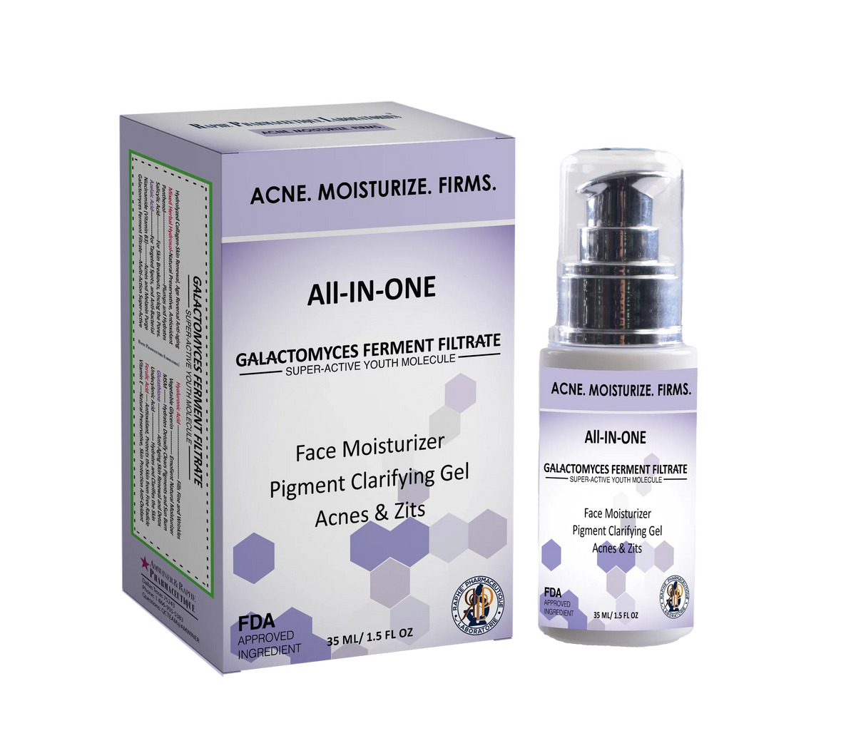 1 in Spots Pack Lift Acnes 2 of Serum Firm A 2 and Antioxidant Remover Moisturizer