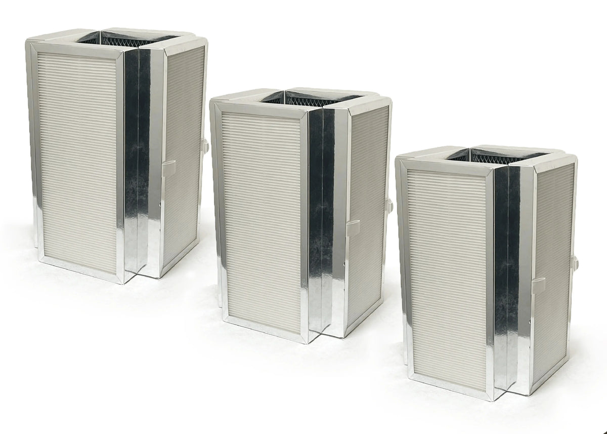 MA-50 3 Pack Filter H13, Air Premium Nispira Carbon Medify Replacement True Activated Purifier HEPA MA-50R 3-In-1 for