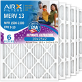 Filter 13 Premium - 20x25x2 CLEAN Filters Conditioner AIRX Pack 9 20x25x2 to Air FILTERS Pleated 2200 Made Comparable Air Furnace MPR WICKED 6 HVAC by FPR AIR. USA AC & MERV Filter Electrostatic 1500