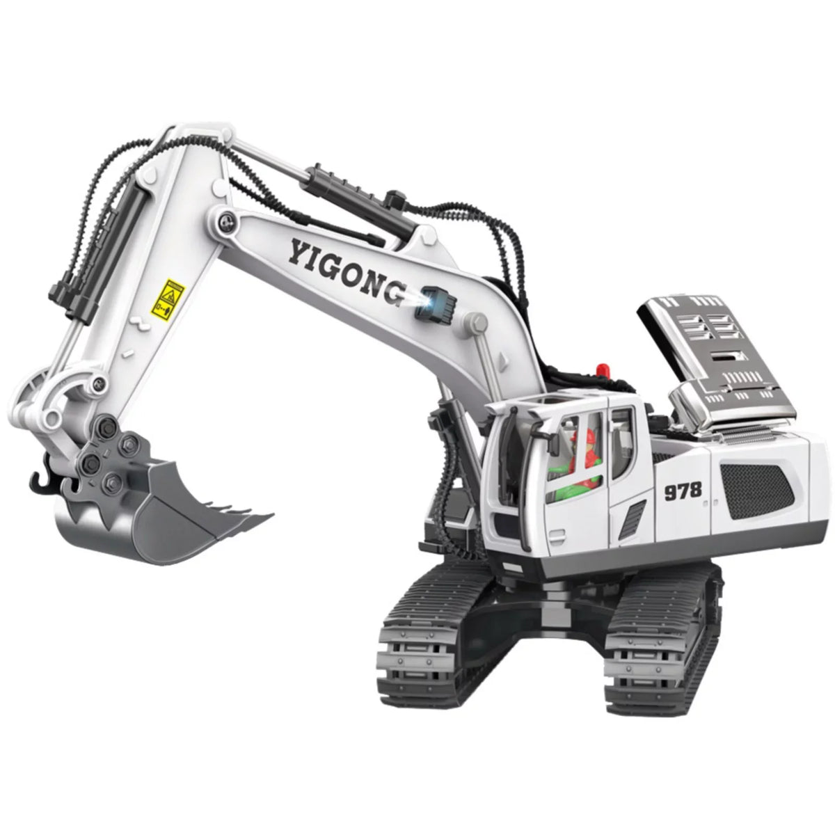 Control Transmitter TOy Construction ExcavaTOr with Metal Functional ExcavaTOr Full Channel Remote 11 2.4Ghz YHAIOGS Shovel and