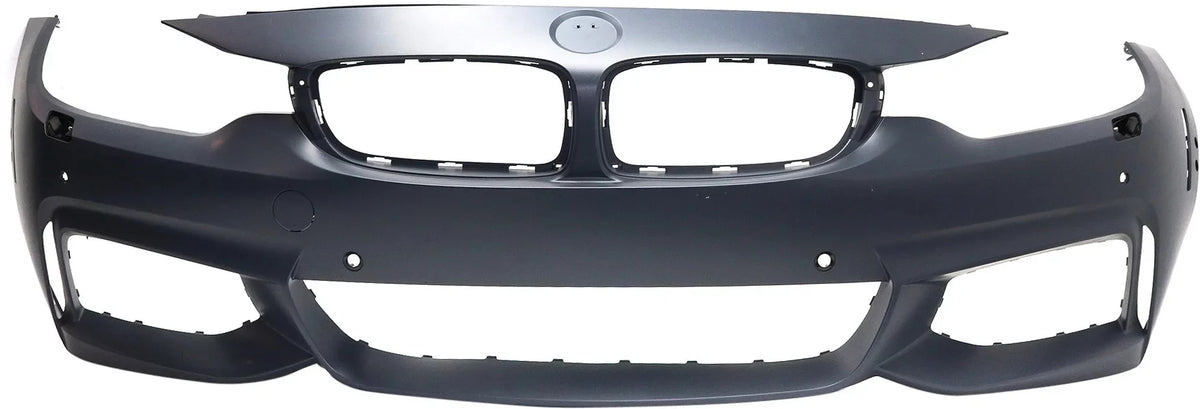 PDC 4-SERIES Front CAPA M Line - Conv/Coupe/HB HLW Holes/IPAS/Cam Sensor 2014-2018 BMW BUMPER Compatible with with Sport For COVER Primed