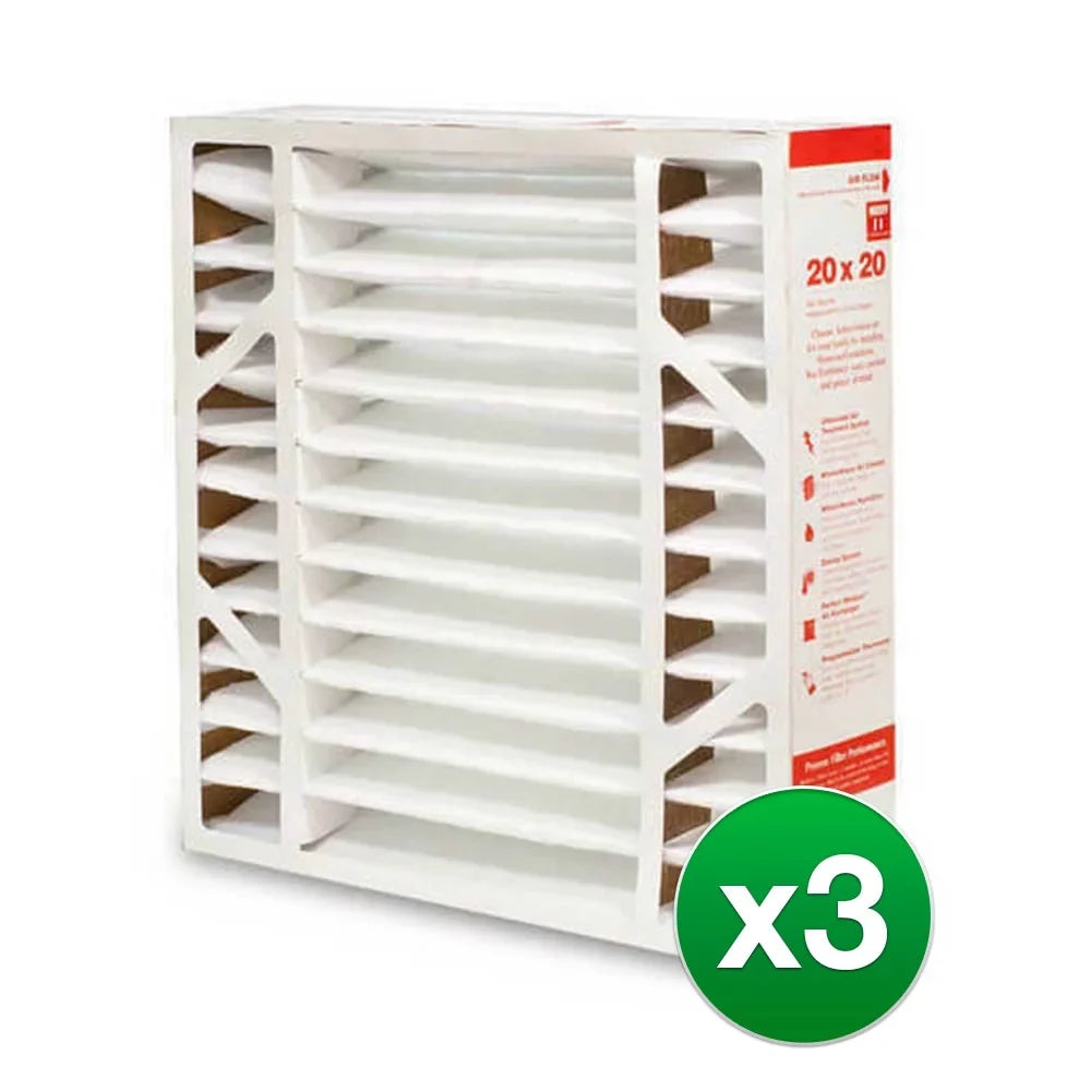 AC Pack) Filter FC100A1011 Furnance Honeywell for MERV 11 20x20x5 (3 Air Replacement