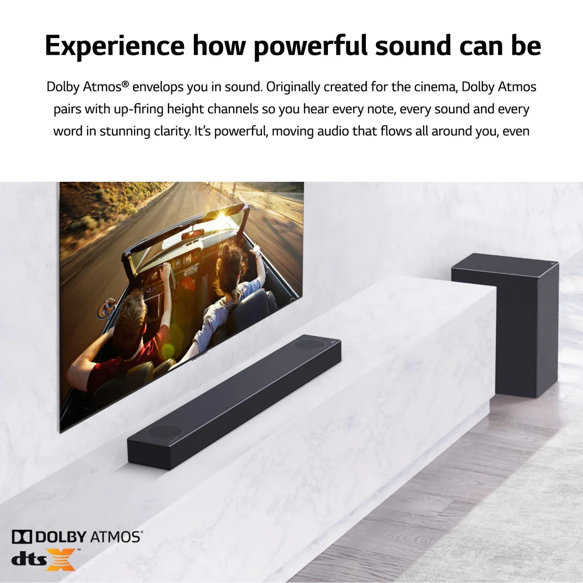 Restored LG with Audio Res 3.1.2 (Refurbished) SPM7A Pass-Through, Atmos Channel 4K and High Soundbar Dolby