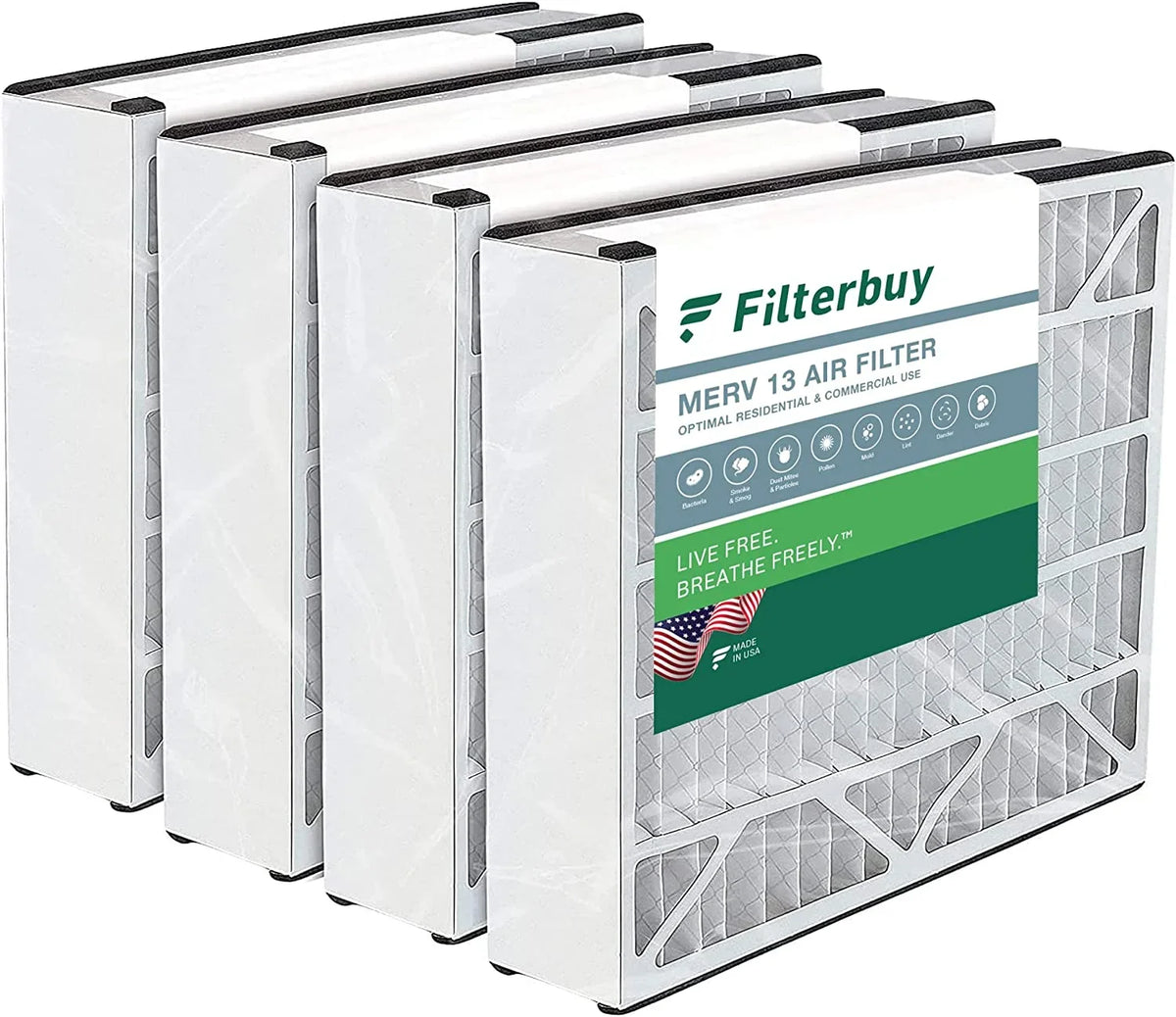 (4-Pack) Filters Trion for 13 20x20x5 HVAC Pleated Filterbuy Bear Air Furnace 255649-103 Air MERV AC