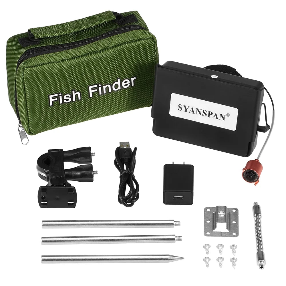 Vision Underwater with Finder Bag Cable Ice Night Fishing Fishing 20M Walmeck Inch Boat Carry 4.3 Camera Camera Fish Waterproof Portable