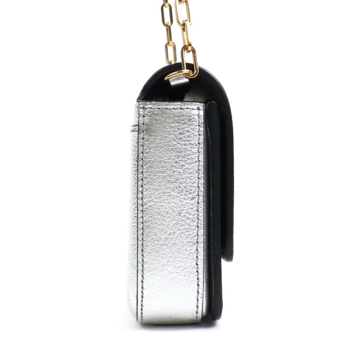 silver bag (Good) diagonal shoulder leather Burberry BURBERRY ladies Pre-Owned