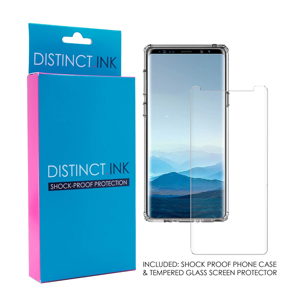 Screen Note TPU Bumper, DistinctInk Clear Acrylic Sign Not Protector Back, 9 Hybrid for Shockproof Sneakers Samsung Galaxy By Walk Case Faith Glass - Tempered - By -