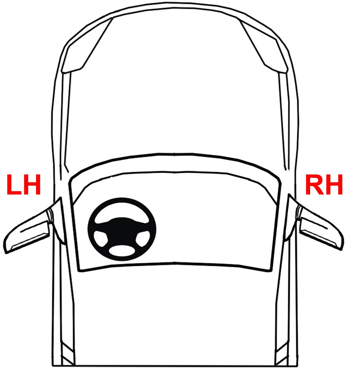2007-2012 Nissan Right Passenger Paintable Sentra Side With Kool-Vue Mirror Compatible