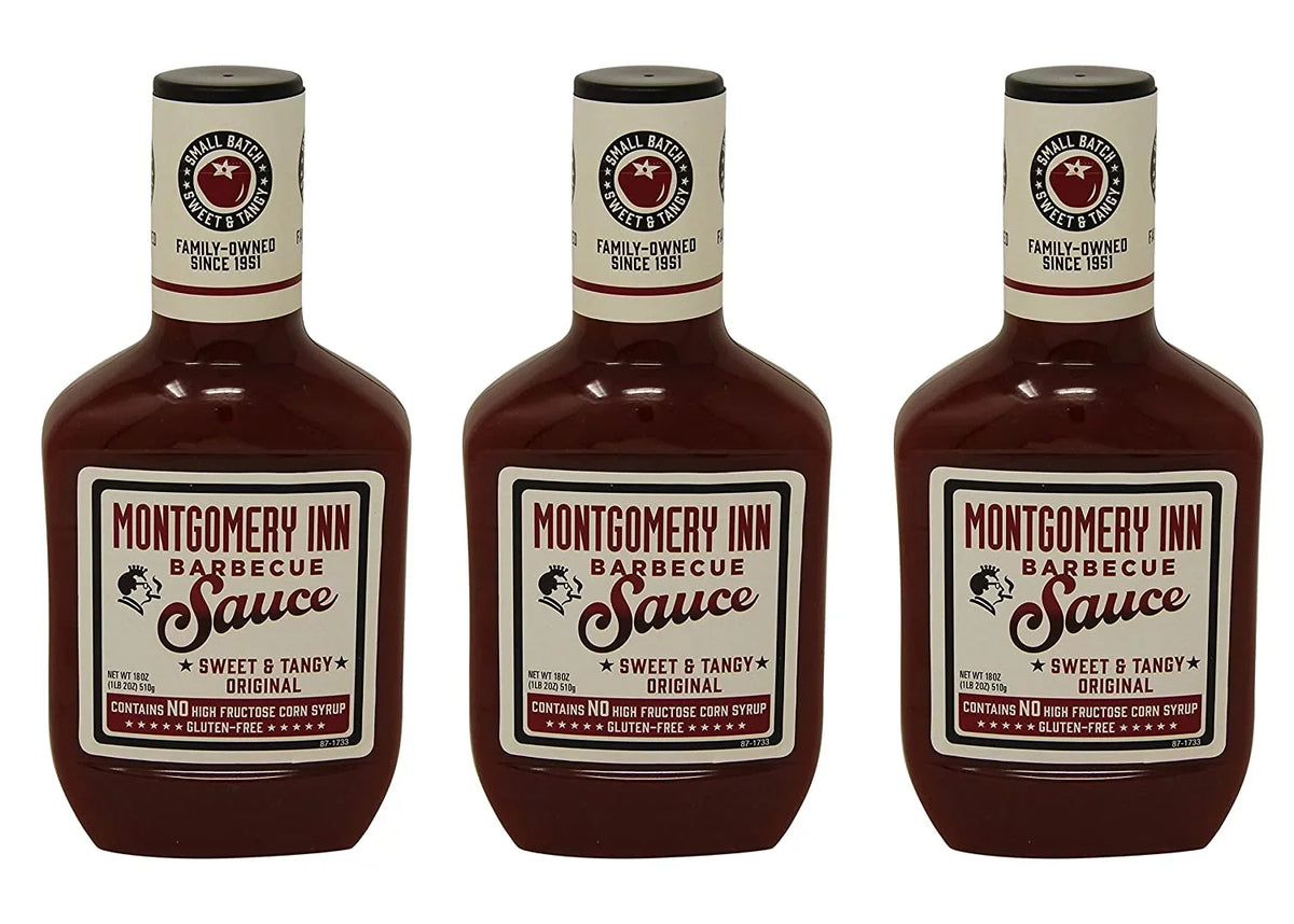 18oz 3) (Pack Sauce, Montgomery of Inn Original, Barbecue