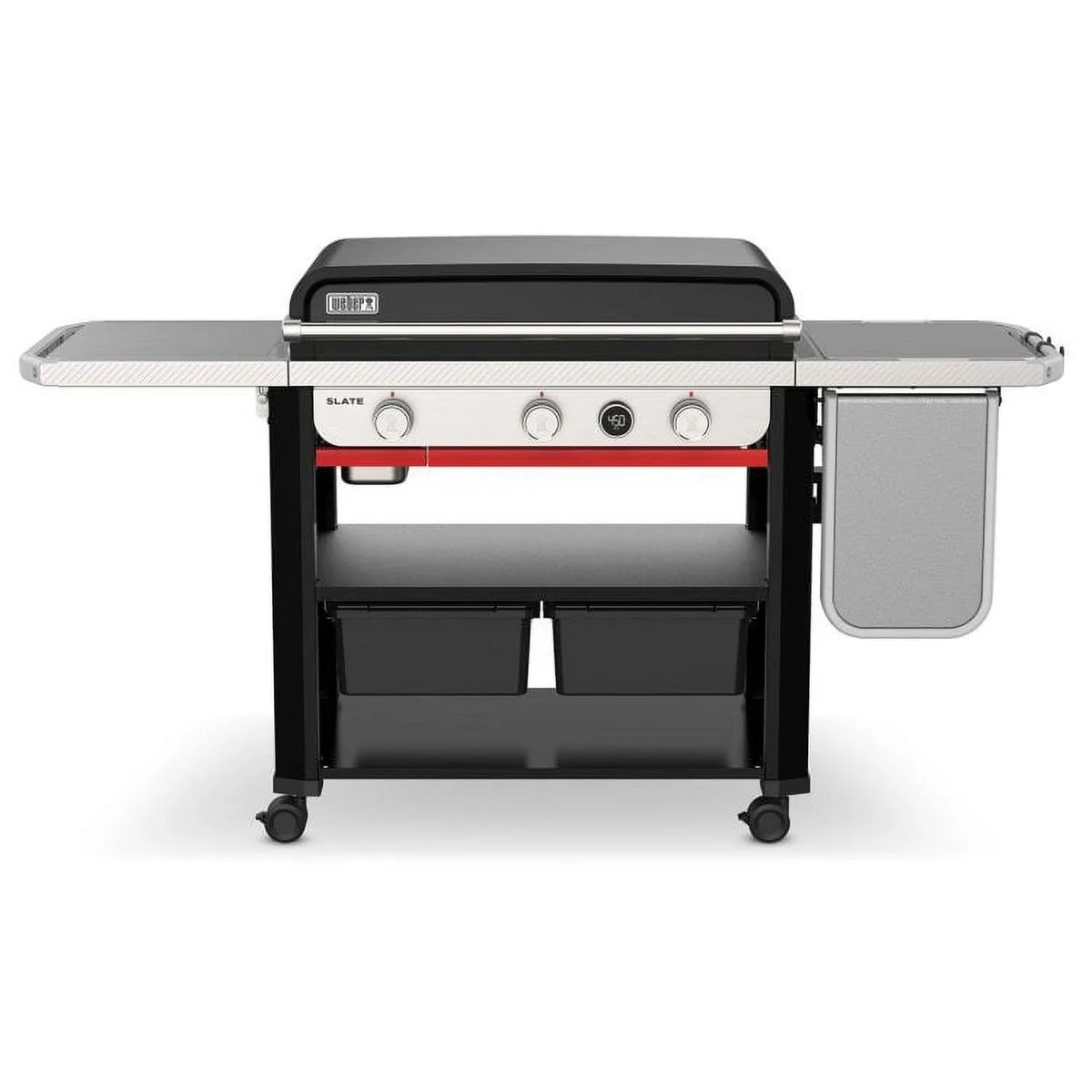 Griddle Table Inch Rust-Resistant Slate Weber With 30 Side
