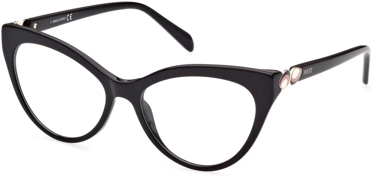/ Black 5196 Pucci EP Shiny Emilio 001 Eyeglasses