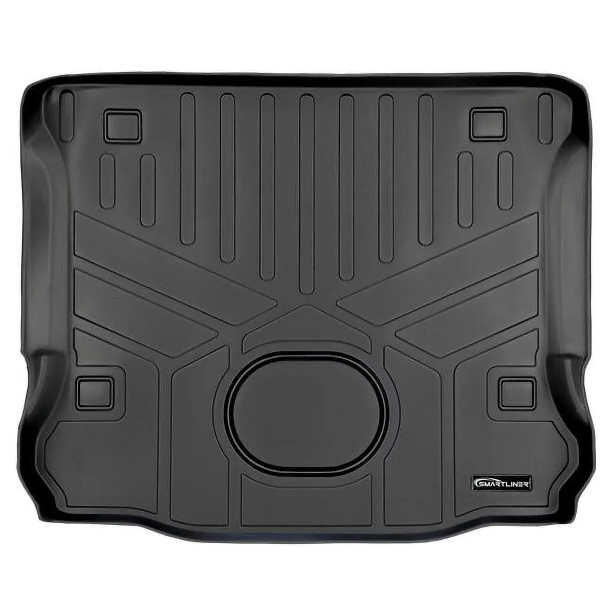 Black Cargo for All Floor 2015-2018 Style - Wrangler, Jeep Old JK Trunk Body Mat Liner Weather