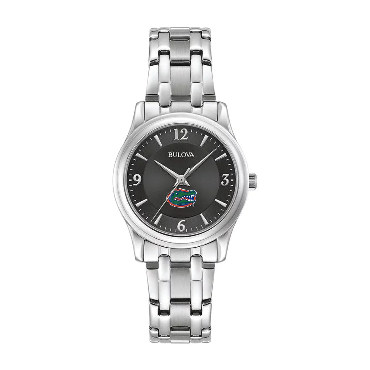 Black Florida Women's Steel Stainless Bulova Corporate Gators Collection Watch