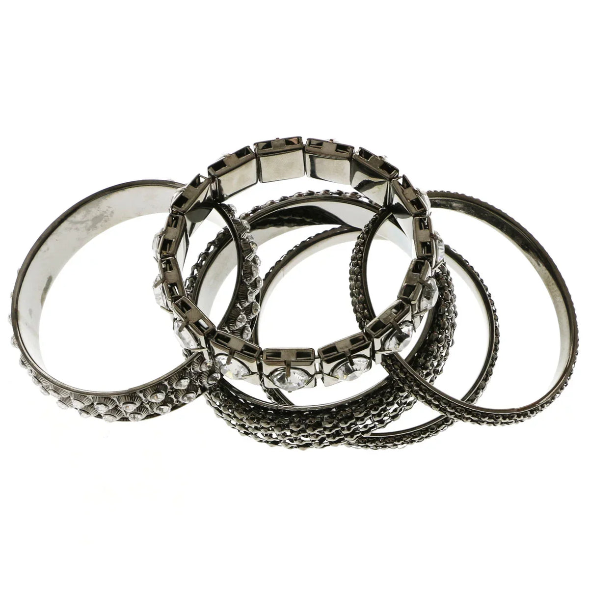Lyons Set Erica Dark-Silver Bracelet Designer