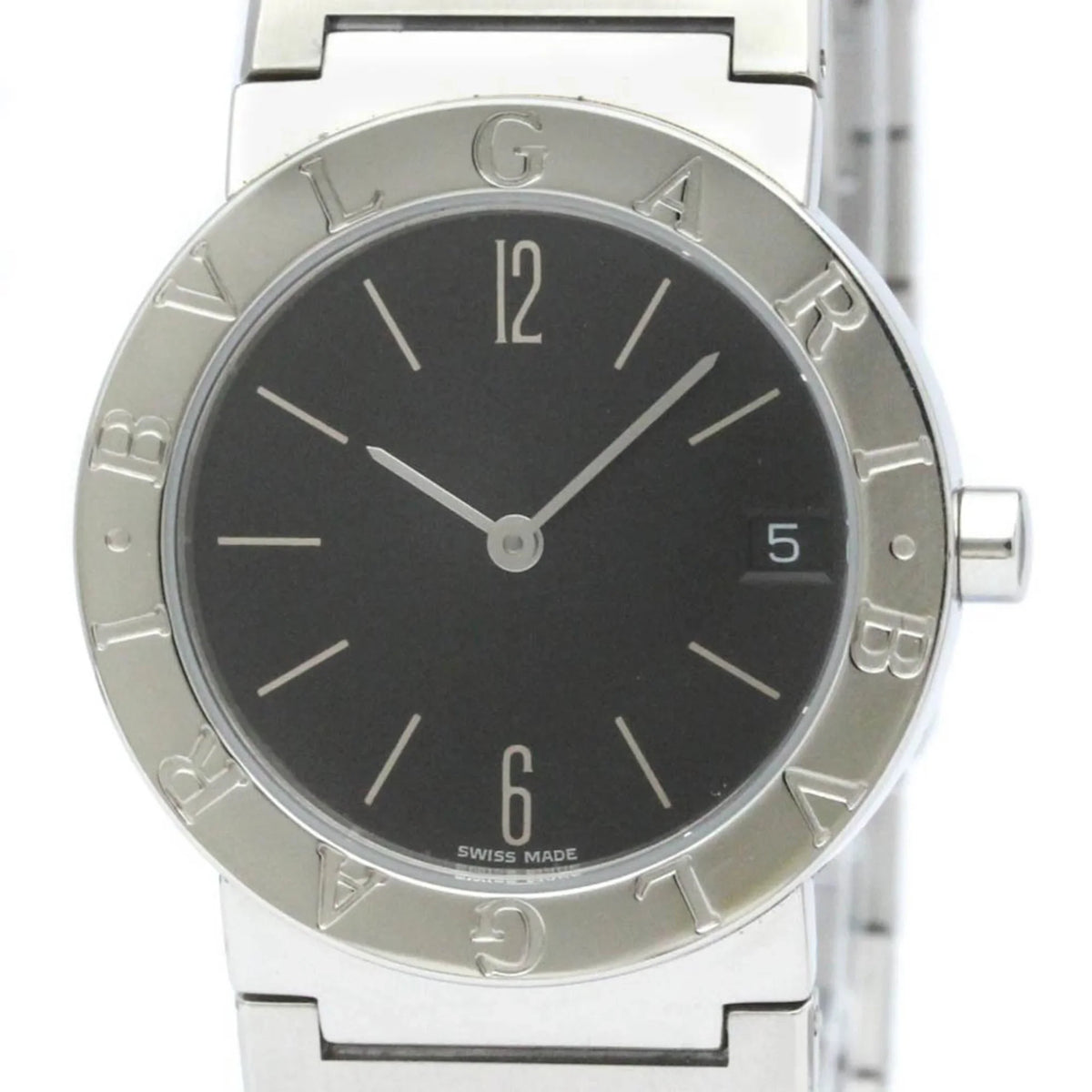 Pre-Owned BB30SSD BF565431 BVLGARI Unisex (Good) Watch Bvlgari Quartz Polished Bvlgari Steel