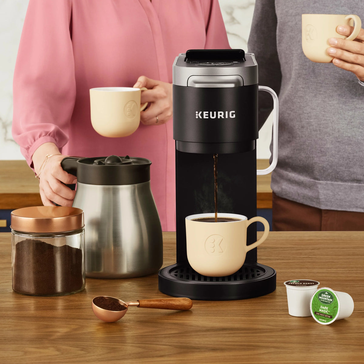 Stainless Keurig Carafe Maker Steel Plus Coffee K-Duo