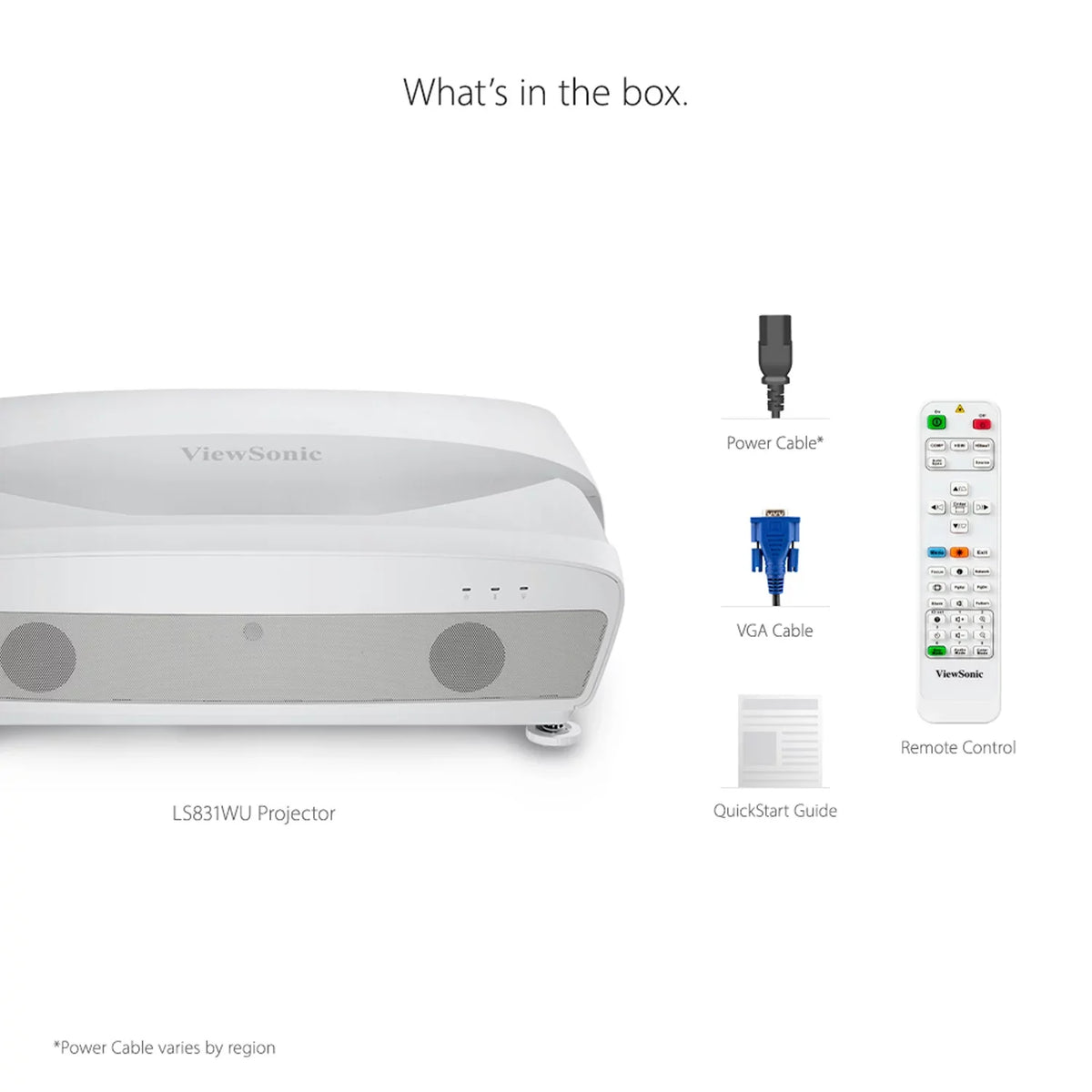 HV Corner Education 4 4500 ViewSonic for Settings with and Lumens LS831WU Business Ultra Keystoning, Throw Projector Short Adjustment and WUXGA
