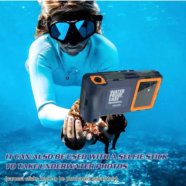 Case 6.9 Lanyard Swimming Video Surfing to with Phones Underwater Photo Waterproof Diving Snorkeling Y9 LCD all Inch Professional Housing Protective Up for [15m/50ft] UrbanX (2019) And