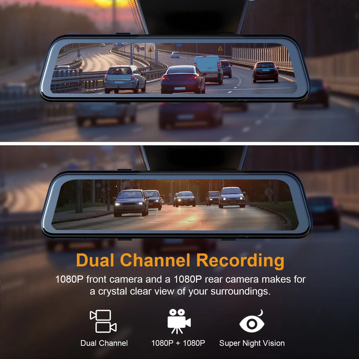 with M2 Smart Mirror Cam BSD Rexing ADAS Dash