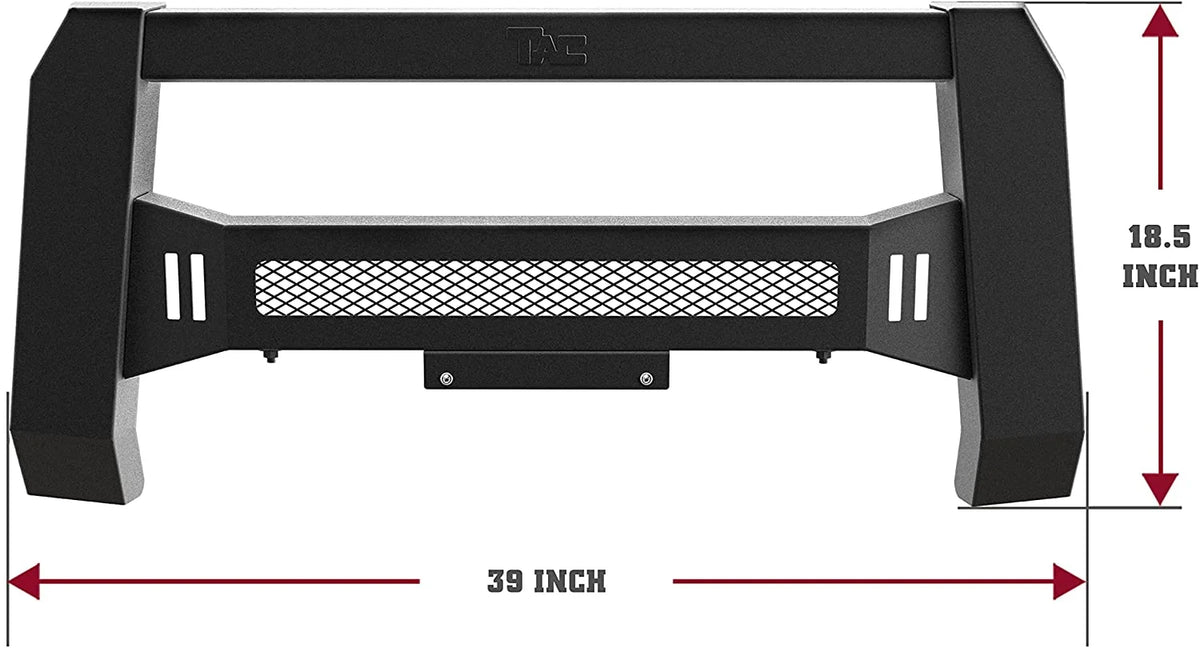 Modular Textured Mesh TAC 2005-2023 (Predator Version) Fine with Truck Pickup Tacoma Bull Toyota Bar Compatible Black