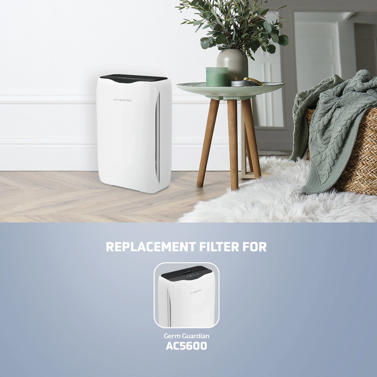 N Replacement True FLT5600 Filter HEPA Pure Air GermGuardian for Purifier, AC5600 Filter