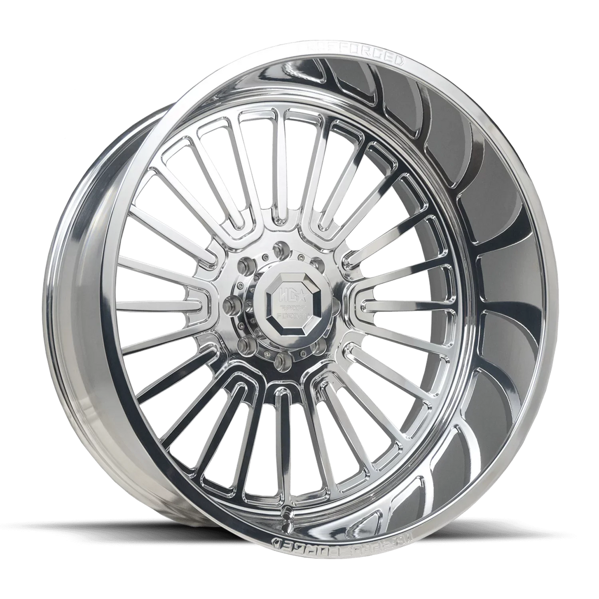 6 Polished -101ET HD 26X16 LUXXX LHD PRO 8X165 Wheel WARHOG FORGED High 87.1CB