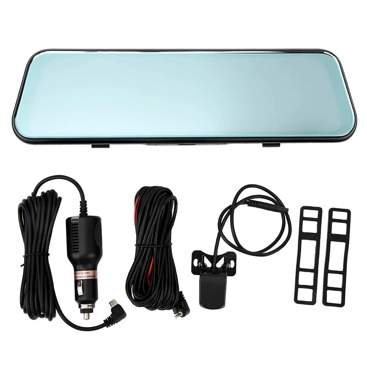 Camera,G-Sensor, Angle,with Backup Cable Rear 170° Front Cam,Kepeak FHD Monitor, and Wide Meters Full Mirror Touch 5.5 Dash 1080P Screen View Parking 10"