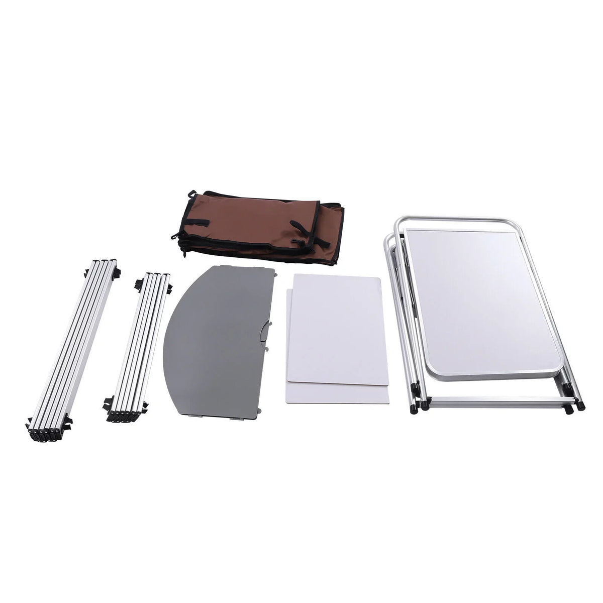 Kitchen Folding Tabletop Foldable Camping W/ Grill Portable FETCOI Table Station