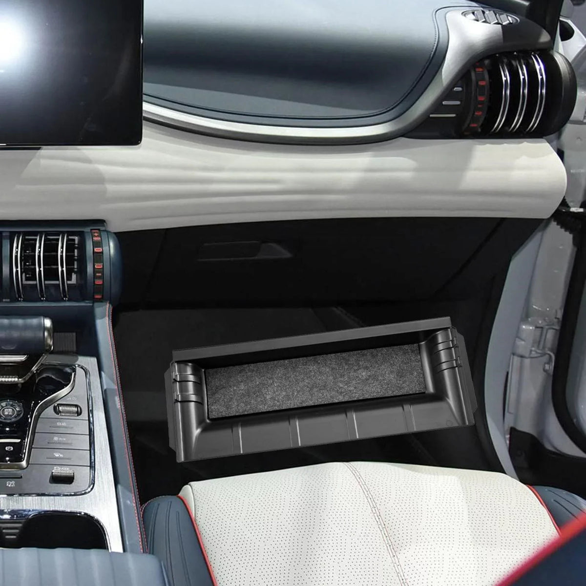 Storage under Seat for Hidden Tray Storage under Hidden Yuan 3 Box/ Box/ Hidden Atto Storage Replaces Tray/ Seat /Tray Tray Organizer /Underseat Plus 1Piece
